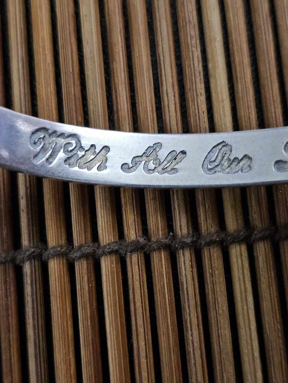 925 Silver Akahai Childs Bangle Bracelet (Vintage) - Picture 6 of 11